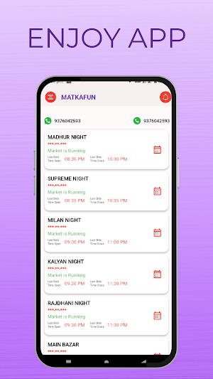 MatkaFun Online App Screenshot 3