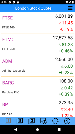 Stocks - London Stock Quote Screenshot 0