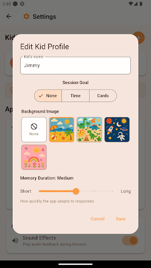Kidzpace Fast Learning Screenshot 1