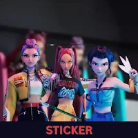 Kpop Fans Demon Hunter Sticker