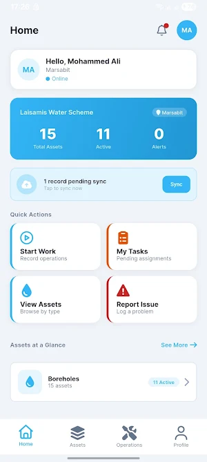 Water O&M Screenshot 0