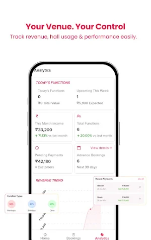 NextEvent: Event Hall Manager Screenshot 2