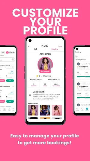 PopBookings Talent Screenshot 1
