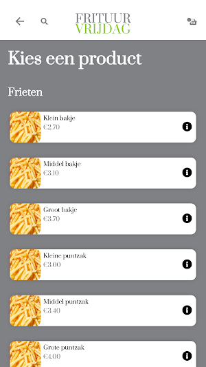 Frituur Vrijdagmarkt Screenshot 1