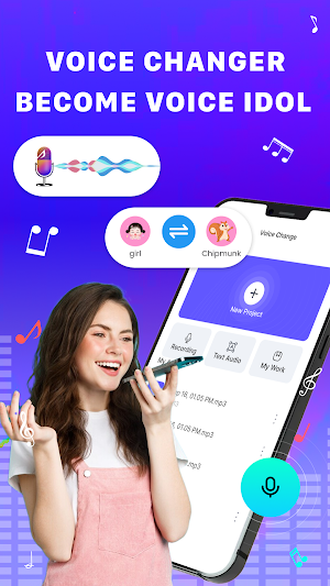 Voice Changer & Sound Effects Screenshot 0