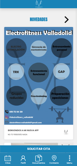 Electrofitness Valladolid Screenshot 0