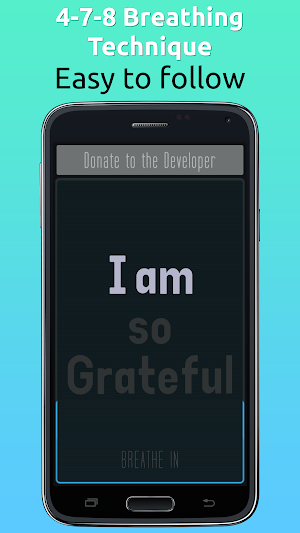 Breathing Gratitude - Read Relaxing Affirmations Screenshot 0