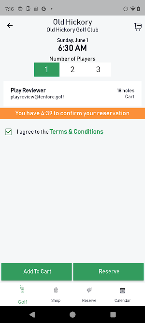 Old Hickory Golf Club Screenshot 1