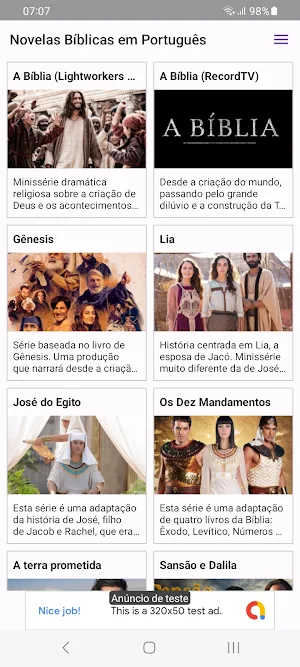 Novelas Bíblicas em Português Screenshot 0