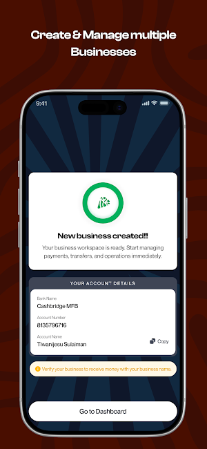 Cashbridge Pay - Business Screenshot 1