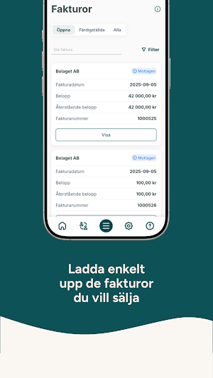 Factoringgruppen - Mina sidor Screenshot 1