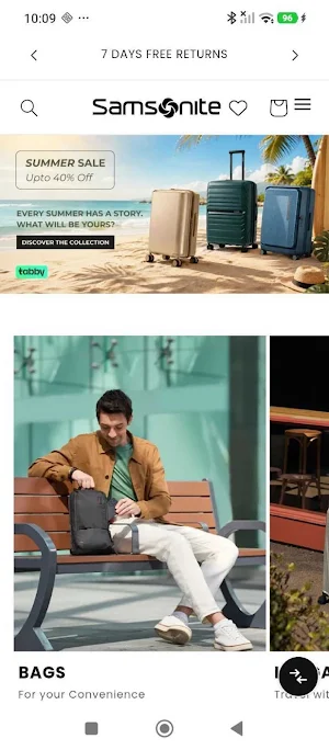 Samsonite sa Screenshot 1
