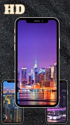 Night Lovers Wallpaper HD Screenshot 2