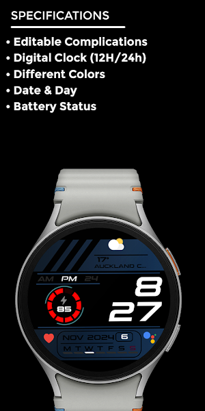 Night ver 49 - watch face Screenshot 3