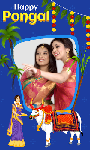 Pongal Photo Frames : Sankranthi Photo Frames Screenshot 0
