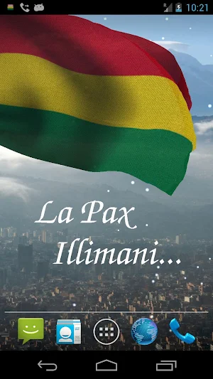 Bolivia Flag Live Wallpaper Screenshot 1