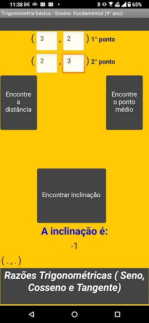 Trigonometria básica - 9° ano Screenshot 1