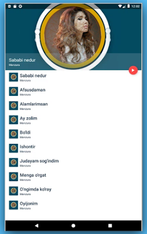 Manzura Qo'shiqlari Screenshot 1