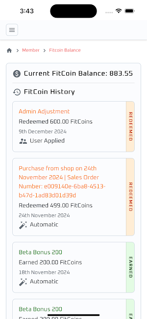 PEAK App Screenshot 2