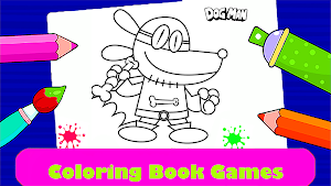 Dog Man - Coloring Book Screenshot 2