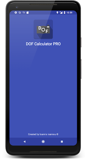 DOF Calculator Screenshot 0