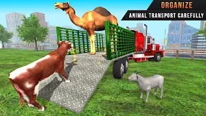 Farm Animal Transporter Truck Driving Games Screenshot 0
