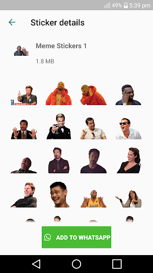 Meme Stickers wastickerapps Screenshot 1