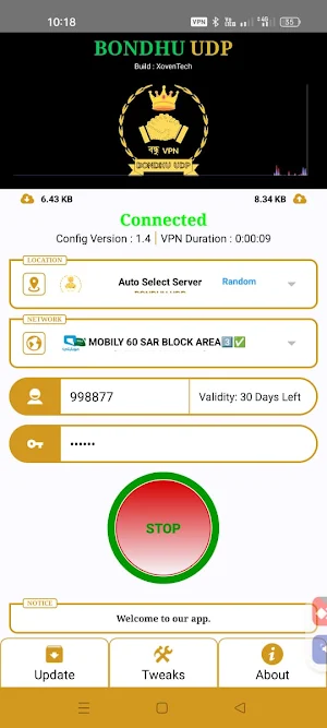 BONDHU UDP Screenshot 3