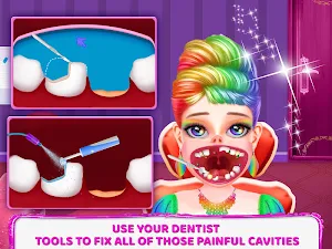 Princess Tooth Dentist Surgery Screenshot 3