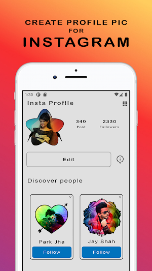 Profile Picture Maker-Border Screenshot 2