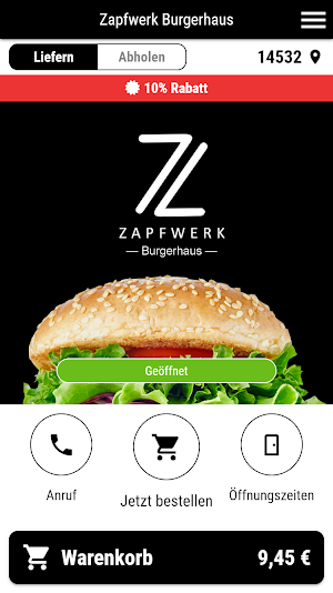 Zapfwerk Burgerhaus Screenshot 0
