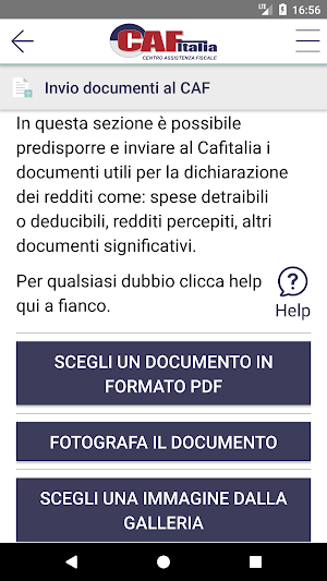 CAF Italia Screenshot 2
