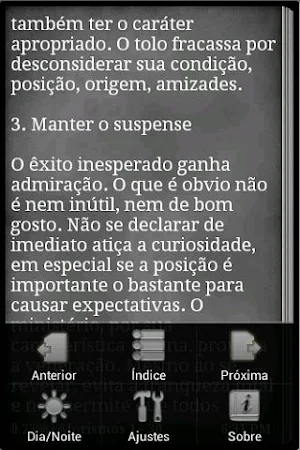 A Arte da Prudência Screenshot 2