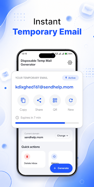 Disposable Temp Mail Generator Screenshot 1
