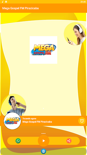 Mega Gospel FM  Piracicaba Screenshot 0