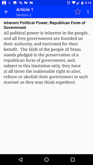 Texas Constitution Screenshot 3