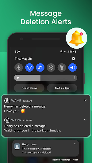 WAMR: Recover Deleted Messages Screenshot 1