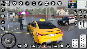 City Taxi Games Car Driving 3D Screenshot 2