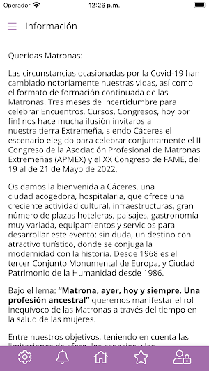 Congreso Matronas Extremadura Screenshot 3