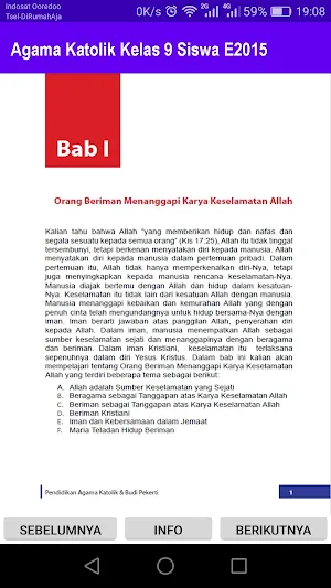 Agama Katolik Kelas 9 Siswa E2015 Screenshot 3