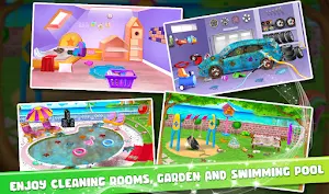 Ideal Home Cleanup for Girls - House Cleaning Game Screenshot 2