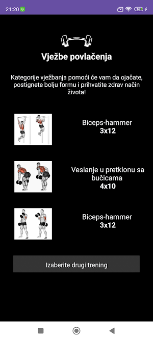 FitnessApp Screenshot 1