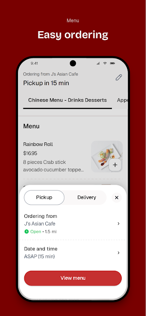 J's Asian Cafe Screenshot 2