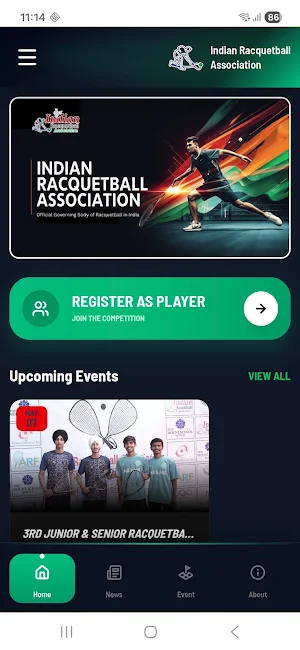 Racquetball India Screenshot 1