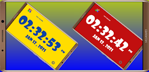 Digital Clock App : and Night  Screenshot 0