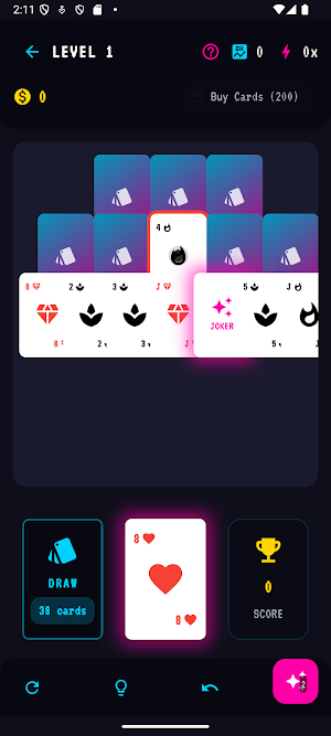Joker's Solitaire Screenshot 2