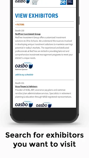 OASBO Events Screenshot 2