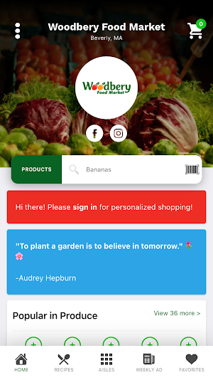 Woodbery Food Market Screenshot 0