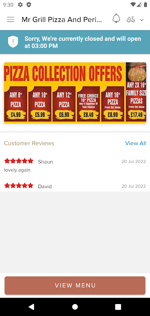 Mr Grill Pizza And Peri Peri Screenshot 1