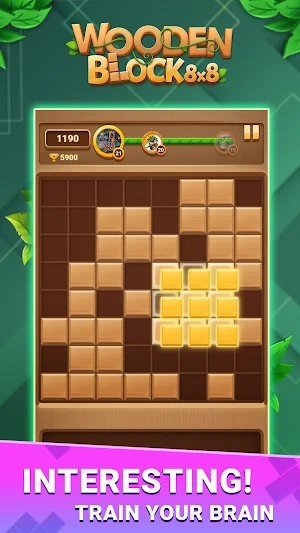 Block Puzzle: Wooden Block 8x8 Screenshot 2